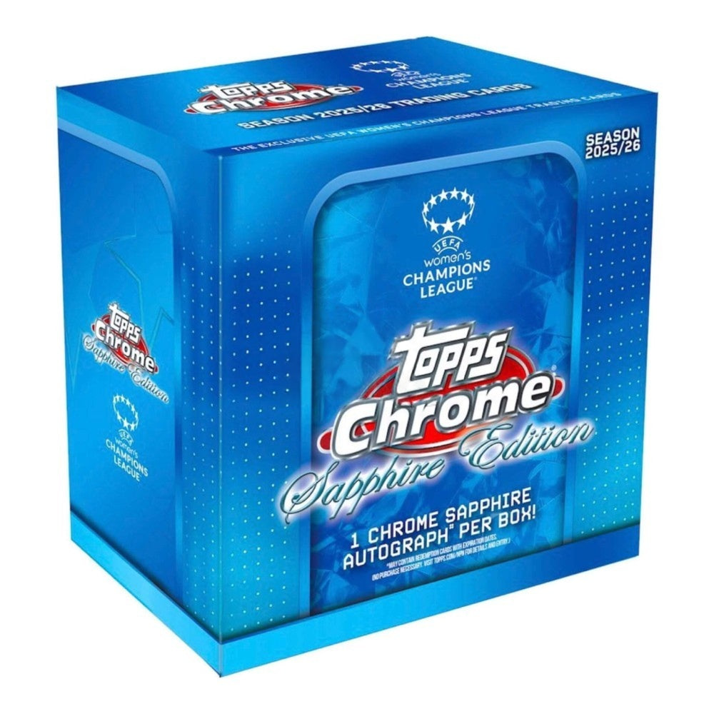 Topps Chrome Sapphire UWCL 2025/2026 — Coming Soon
