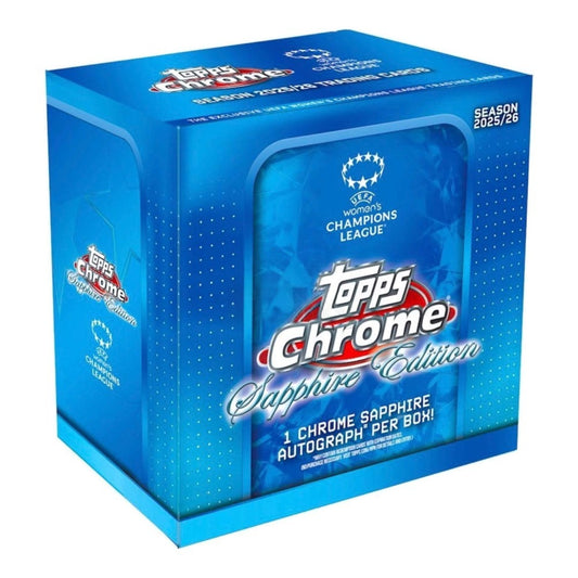 Topps Chrome Sapphire UWCL 2025/2026 — Coming Soon