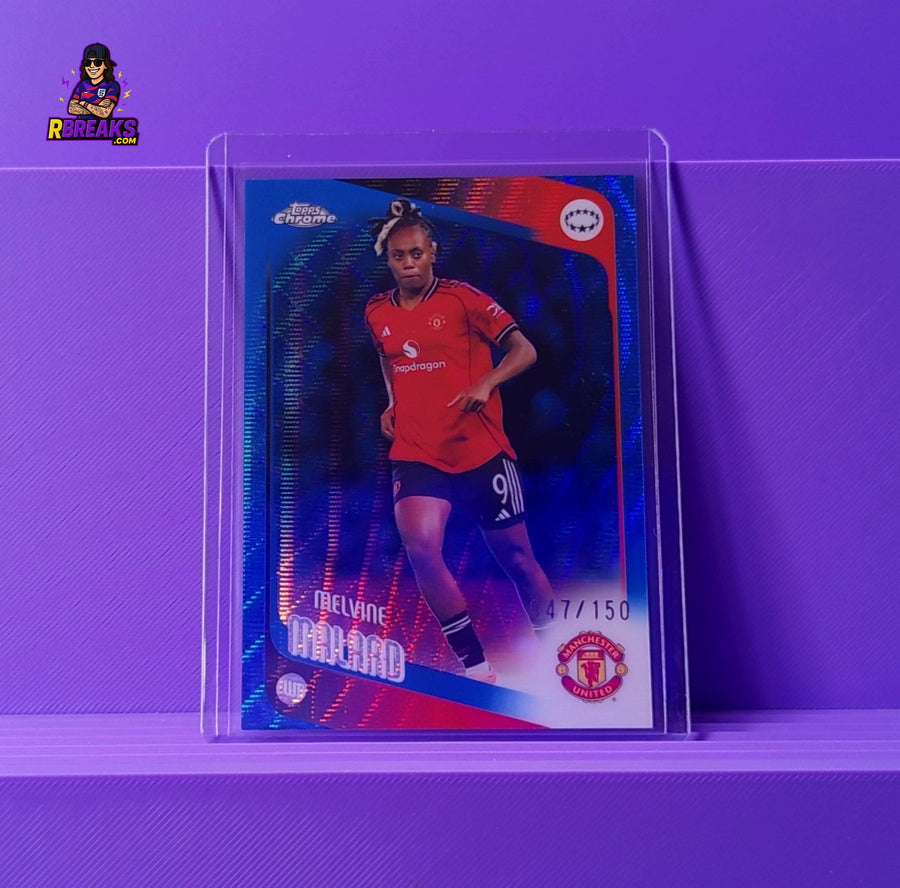 Melvine Malard Topps Chrome UWCL 25-26 of 150 card pulled live on an RBreaks break